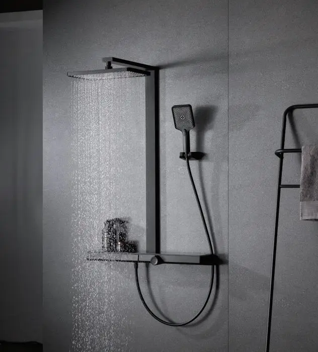 12 Inch Rain Shower Head Faucet Sets with Adjustable Slide Bar
12 Inch Rain Shower Head Faucet Sets with Adjustable Slide Bar