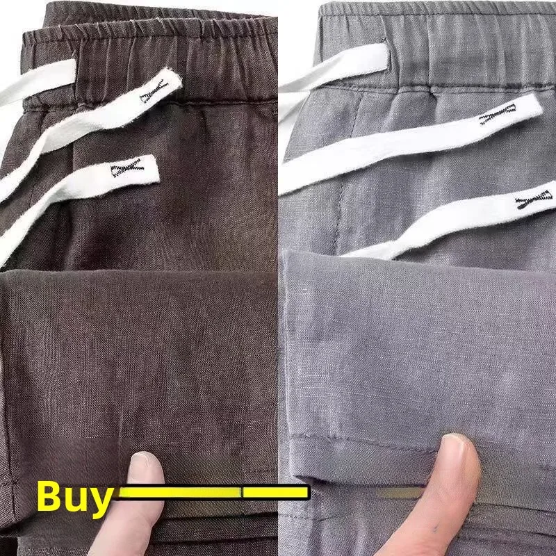 Lightweight Qui-Dry Breathable Cotton Linen Men's Summer Casual Pants Elastic Waist Sports Workwear Long Trousers
Lightweight Qui-Dry Breathable Cotton Linen Men's Summer Casual Pants Elastic Waist Sports Workwear Long Trousers