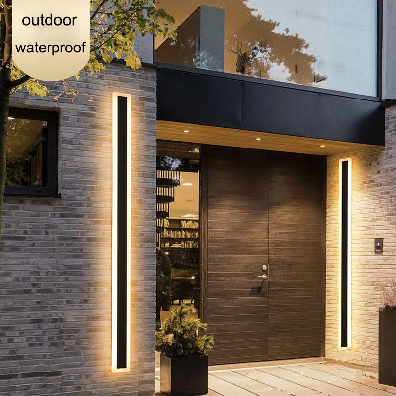 Outdoor long strip IP65 waterproof LED wall lamp, modern aluminum wall lamp, garden porch 85V -265V street lamp, wall washer lam
Outdoor long strip IP65 waterproof LED wall lamp, modern aluminum wall lamp, garden porch 85V -265V street lamp, wall washer lam