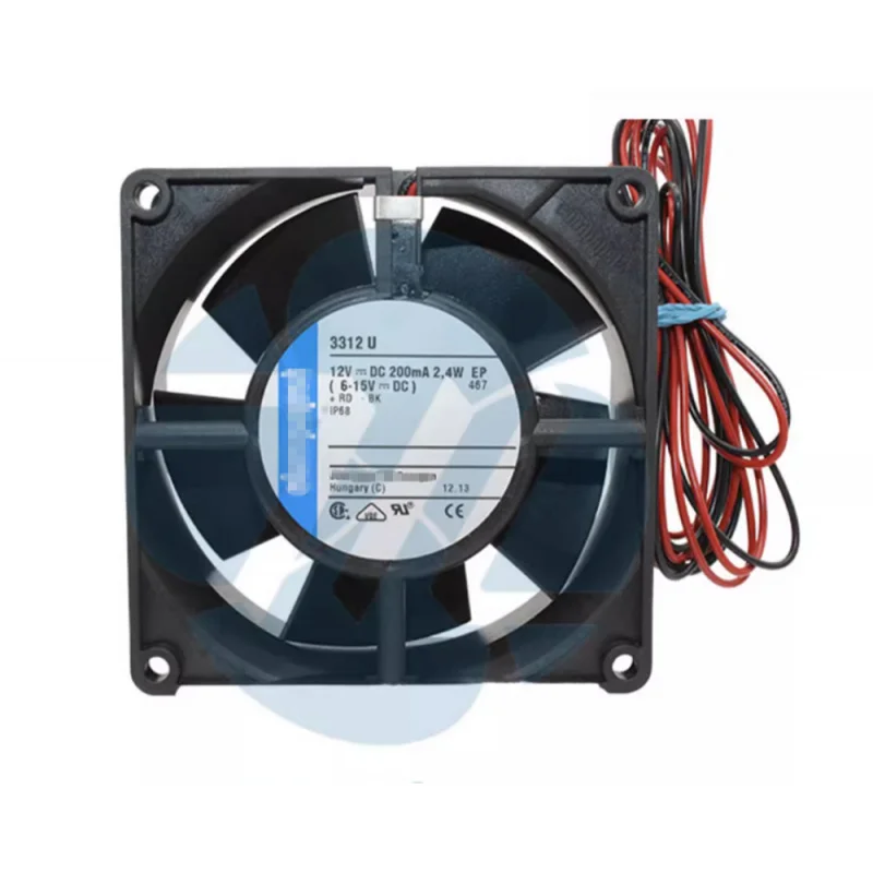Z 3312U Axial Cooling fan DC12V 235mA 90mm IP68 waterproof Computer fan 2-wires
Z 3312U Axial Cooling fan DC12V 235mA 90mm IP68 waterproof Computer fan 2-wires