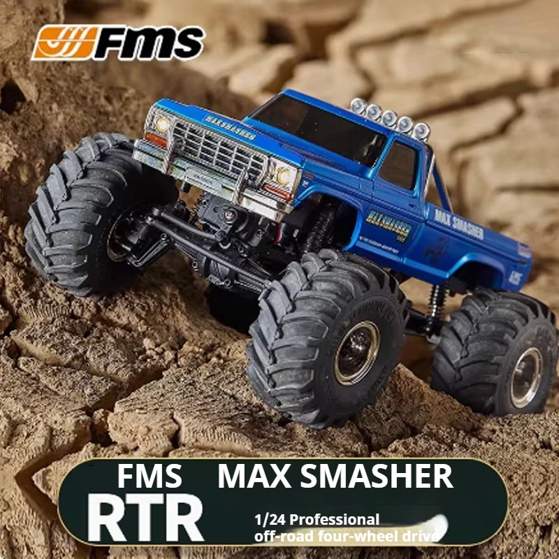 FMS FCX24 RC Car 1/24 MAX SMASHER 2S Smasher Remote Control Climbing Car Four-wheel Drive Simulation Pickup Climbing Car Boy Toy
FMS FCX24 RC Car 1/24 MAX SMASHER 2S Smasher Remote Control Climbing Car Four-wheel Drive Simulation Pickup Climbing Car Boy Toy