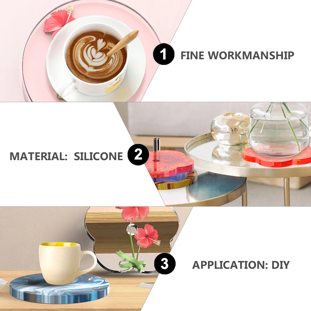 Silicone Flower DIY Funny Diy Craft Tool Cup Mat Maker Easy Clean Storage H Diy Cup Mat Mold made Sculpture Supplies
Silicone Flower DIY Funny Diy Craft Tool Cup Mat Maker Easy Clean Storage H Diy Cup Mat Mold made Sculpture Supplies