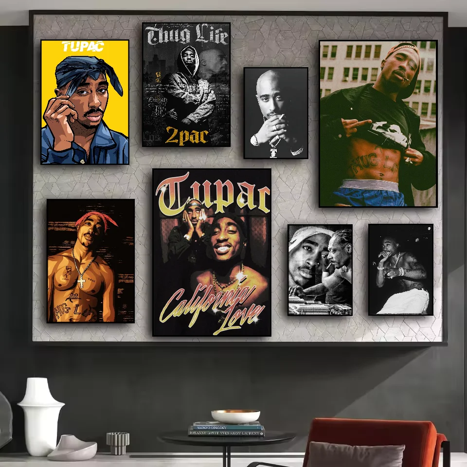 Rap Legend 2PAC Poster HD art sticky wall waterproof home living room bedroom bar aesthetic decoration 
Rap Legend 2PAC Poster HD art sticky wall waterproof home living room bedroom bar aesthetic decoration