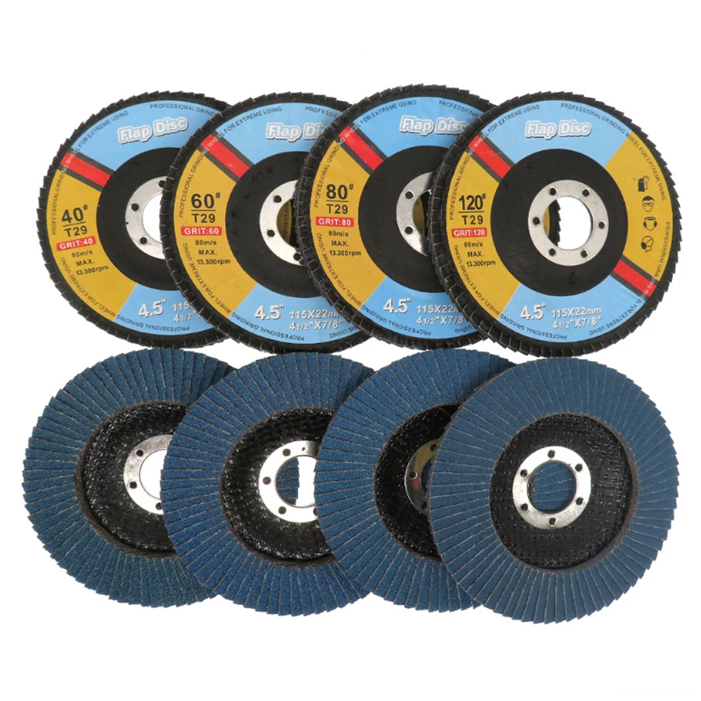 4.5Inch/115mm Sanding Discs 40/60/80/120 Grit Grinding Wheels for Angle Grinder Abrasive Tool
4.5Inch/115mm Sanding Discs 40/60/80/120 Grit Grinding Wheels for Angle Grinder Abrasive Tool