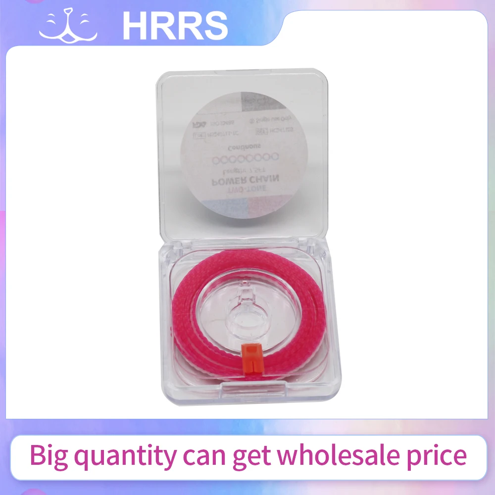 7.5feet Dental Elastic Chain Orthodontic Two-Tone Power Chain Long Short Continous Dual Color
7.5feet Dental Elastic Chain Orthodontic Two-Tone Power Chain Long Short Continous Dual Color