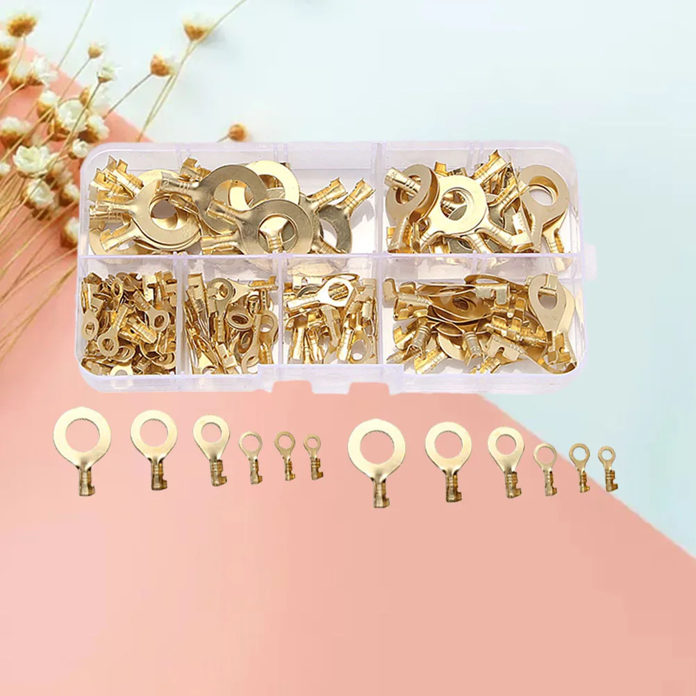 150Pcs Assorted Copper Electrical Terminal Crimp Connectors Insulated Durable Cold Pressed Kit for Automotive Marine Outdoor 
150Pcs Assorted Copper Electrical Terminal Crimp Connectors Insulated Durable Cold Pressed Kit for Automotive Marine Outdoor