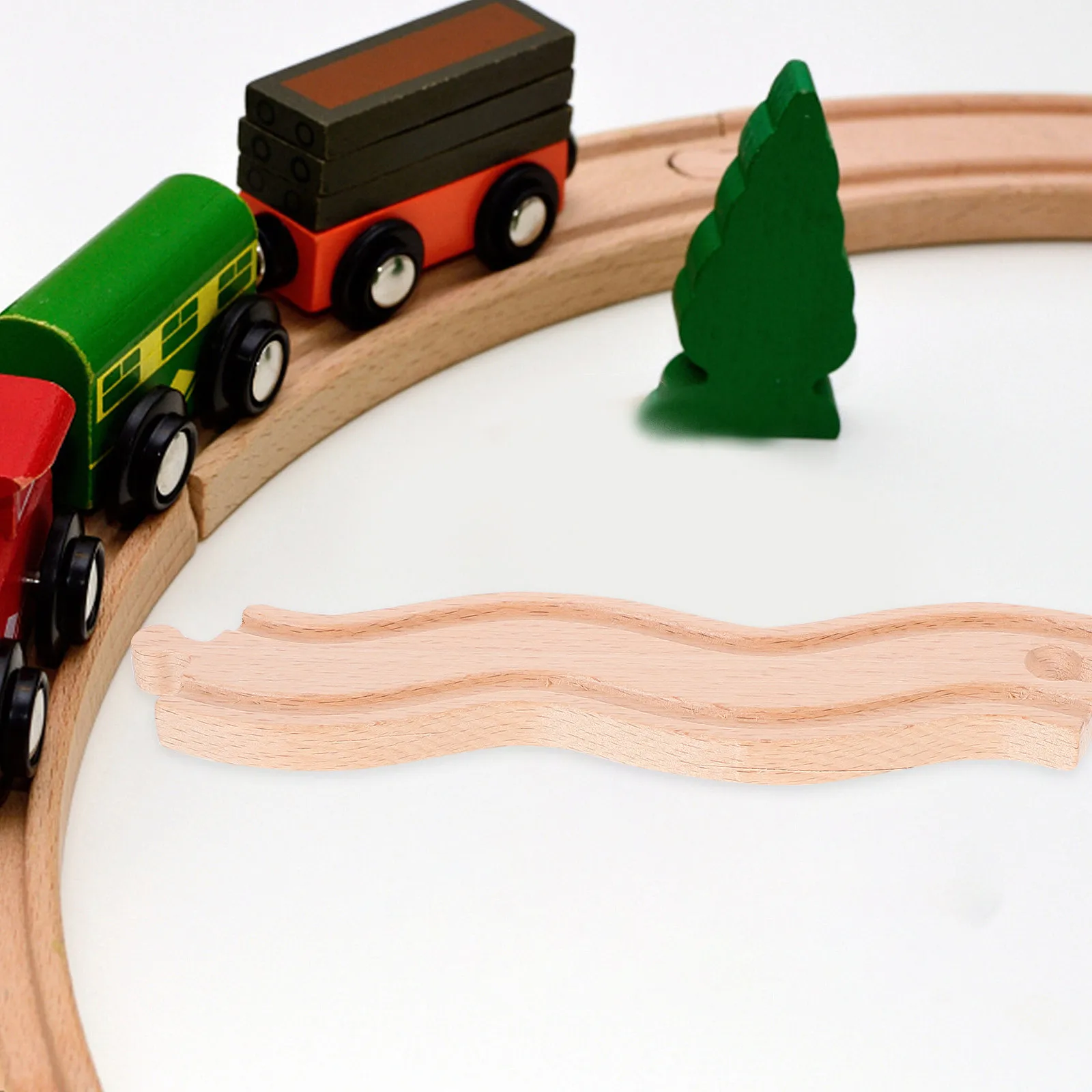 Wooden Train Track Accessories Classic Railway Layout Pieces Promote Kids Imagination Parent Child Interaction Playing
Wooden Train Track Accessories Classic Railway Layout Pieces Promote Kids Imagination Parent Child Interaction Playing