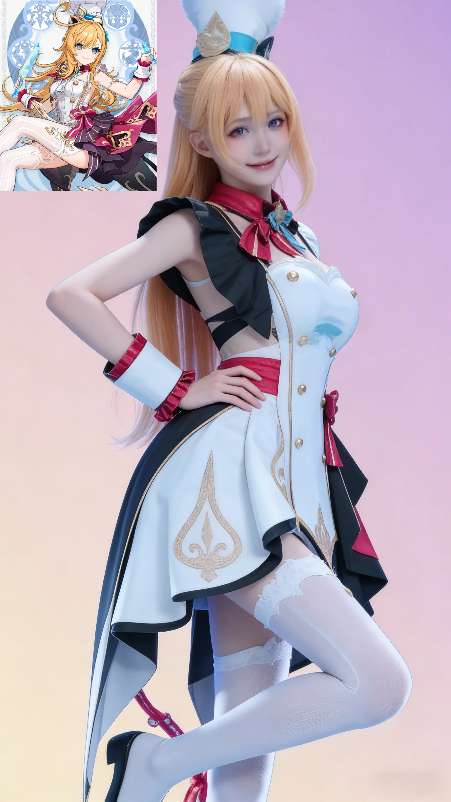 In Stock 2025 Game Genshin Impact Escoffier Role-play Costume New Halloween Cute Style Full Set Uniform Outfis Escoffier and Wig
In Stock 2025 Game Genshin Impact Escoffier Role-play Costume New Halloween Cute Style Full Set Uniform Outfis Escoffier and Wig