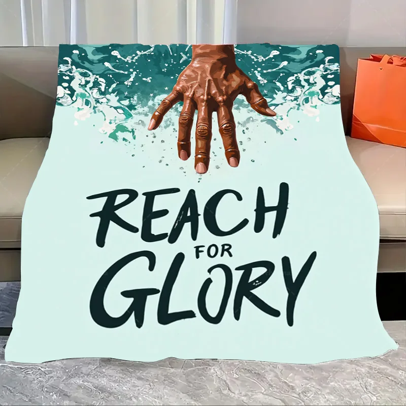 1pc Flannel Blanket "Reach for Glory Inspirational Blanket - Motivational Art Design"
1pc Flannel Blanket "Reach for Glory Inspirational Blanket - Motivational Art Design"