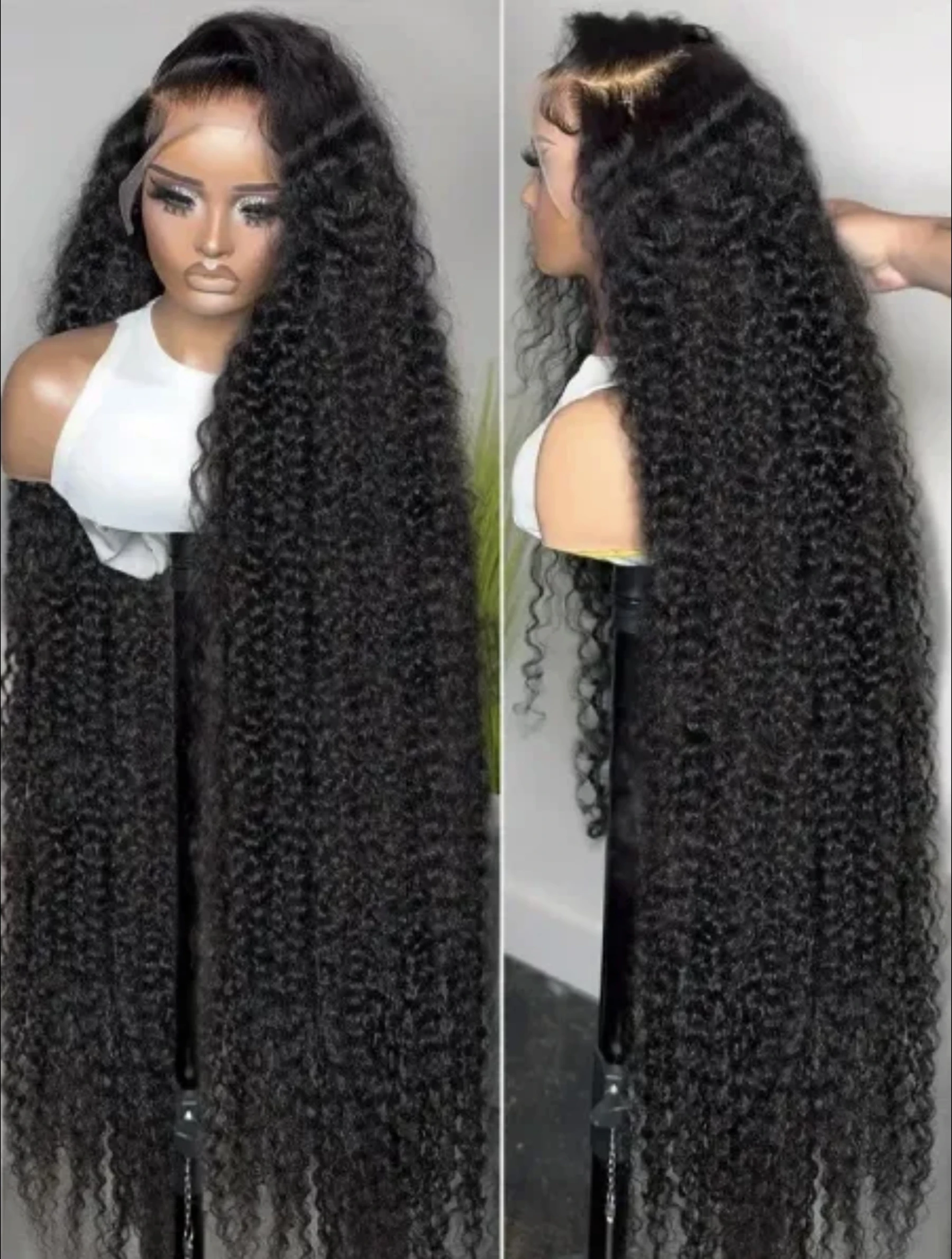 Kinky Curly HD Full Lace Frontal 13X4X1 Wig For Black Women Mother Gifts Preplucked Bleched Knots Heat Resistant Fiber Cosplay
Kinky Curly HD Full Lace Frontal 13X4X1 Wig For Black Women Mother Gifts Preplucked Bleched Knots Heat Resistant Fiber Cosplay