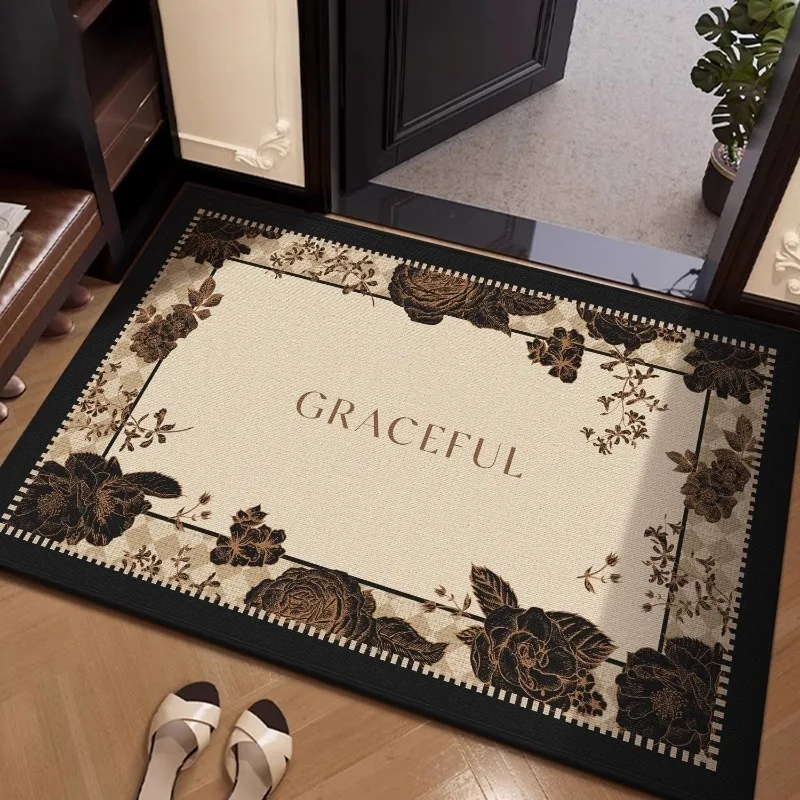 Entrance Doormat French Retro Welcome Mats Soft Non-slip Rug Luxury Living Room Carpet Home Sofa Coffee Table Floor Mat Ковер 러그
Entrance Doormat French Retro Welcome Mats Soft Non-slip Rug Luxury Living Room Carpet Home Sofa Coffee Table Floor Mat Ковер 러그