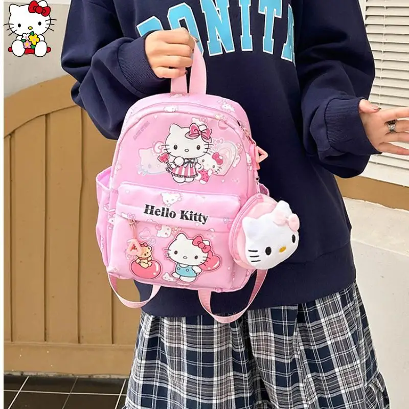 Cute Sanrios Hello Kittys Kuromimy Melody Student Bag Modern Lightweight Delicate Backpack Kindergarten Schoolbag Festival Gift
Cute Sanrios Hello Kittys Kuromimy Melody Student Bag Modern Lightweight Delicate Backpack Kindergarten Schoolbag Festival Gift