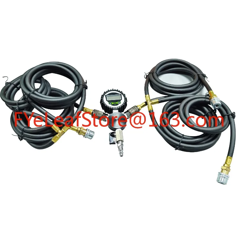 Digital Tire Pressure Gauge With 4 in 1 Pipe and Hose Customize Air Chuck for Cars and Trucks
Digital Tire Pressure Gauge With 4 in 1 Pipe and Hose Customize Air Chuck for Cars and Trucks