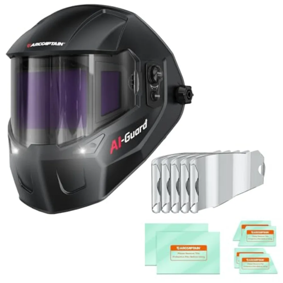 Intelligent Auto-Shade Welding Helmet and Large Viewing Screen Replacement Lens
Intelligent Auto-Shade Welding Helmet and Large Viewing Screen Replacement Lens