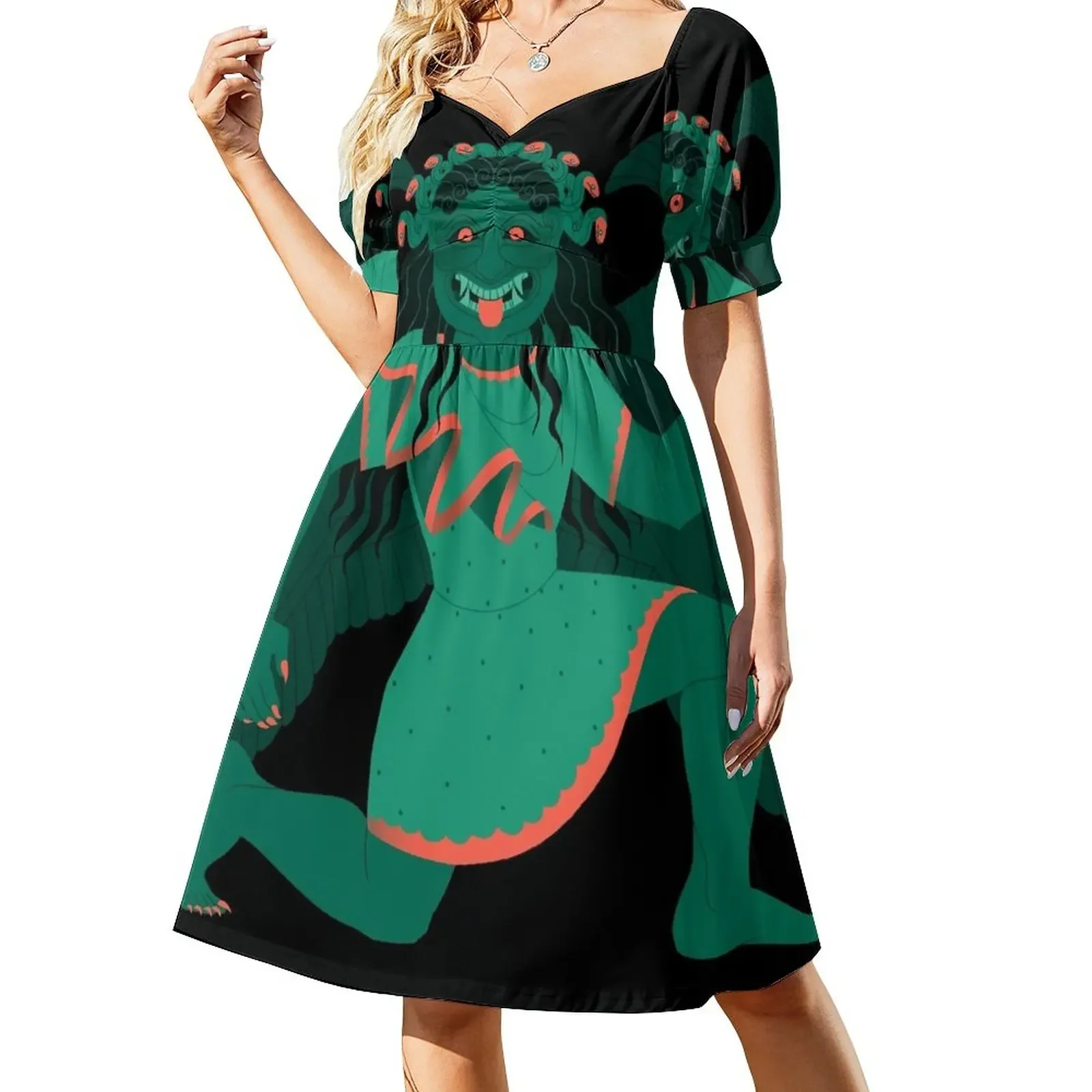 Archaic Gorgon - Green Short-Sleeved Dress summer dresses womens 2025 luxury evening dress woman for wedding
Archaic Gorgon - Green Short-Sleeved Dress summer dresses womens 2025 luxury evening dress woman for wedding