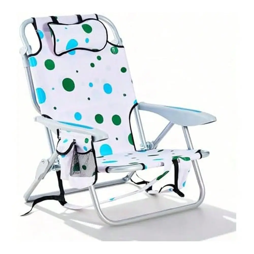 Beach Chair For Adults, Outdoor Camping Chair Lay Flat Folding Backpack Beach Reclining Chair With 5 Positions, Headrest, Cup H
Beach Chair For Adults, Outdoor Camping Chair Lay Flat Folding Backpack Beach Reclining Chair With 5 Positions, Headrest, Cup H