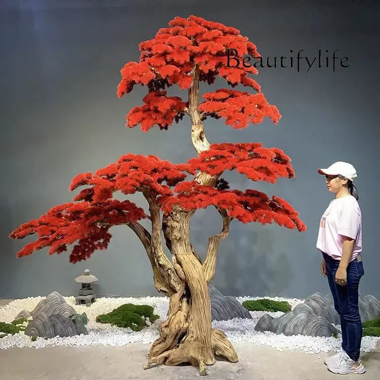 X-S landscaping ornament Simulated green plant welcome pine beauty pine red new Chinese pine bonsai landscape fake tree
X-S landscaping ornament Simulated green plant welcome pine beauty pine red new Chinese pine bonsai landscape fake tree