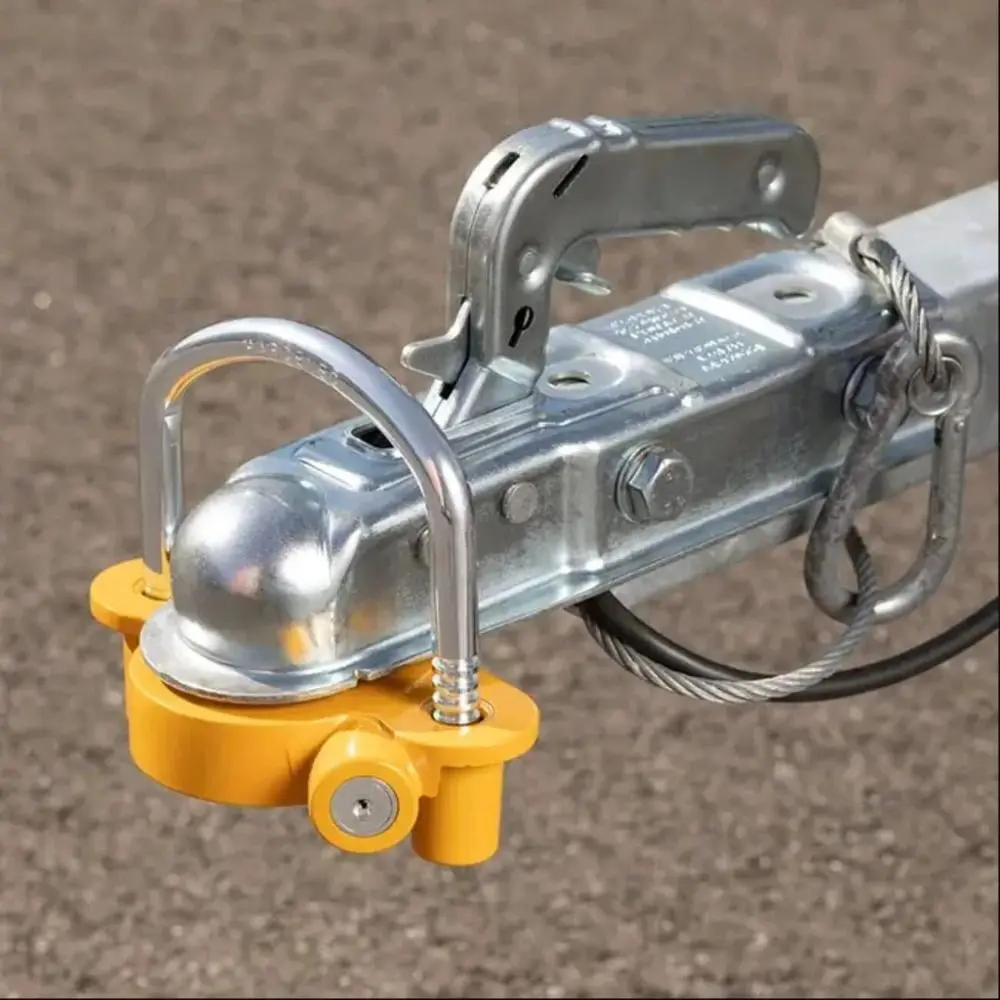 Universal Car Trailer Coupler Lock Heavy-Duty High Security Tow Ball Lock Adjustable Anti-Theft Trailer Lock Trailer
Universal Car Trailer Coupler Lock Heavy-Duty High Security Tow Ball Lock Adjustable Anti-Theft Trailer Lock Trailer
