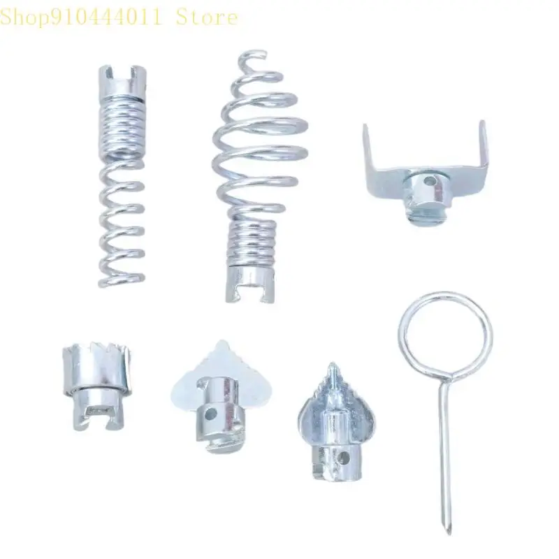 7 Piece Drain Cleaner Cutter Head Set Suitable For Pipe Dredging Machine Plumbing Tool Snake Parts Pipeline Maintenance
7 Piece Drain Cleaner Cutter Head Set Suitable For Pipe Dredging Machine Plumbing Tool Snake Parts Pipeline Maintenance