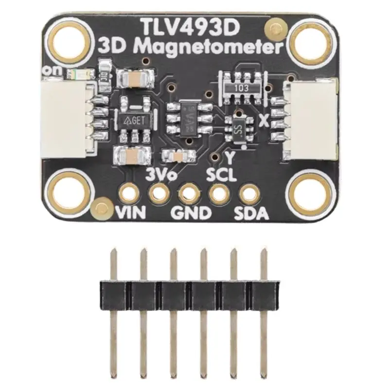 Модуль датчика магнитометра ABJF-TLV493D с тремя осями 4366 Qwiic I2C STEMMA QT для измерения 3D магнитного поля для Arduino ESP32
Модуль датчика магнитометра ABJF-TLV493D с тремя осями 4366 Qwiic I2C STEMMA QT для измерения 3D магнитного поля для Arduino ESP32