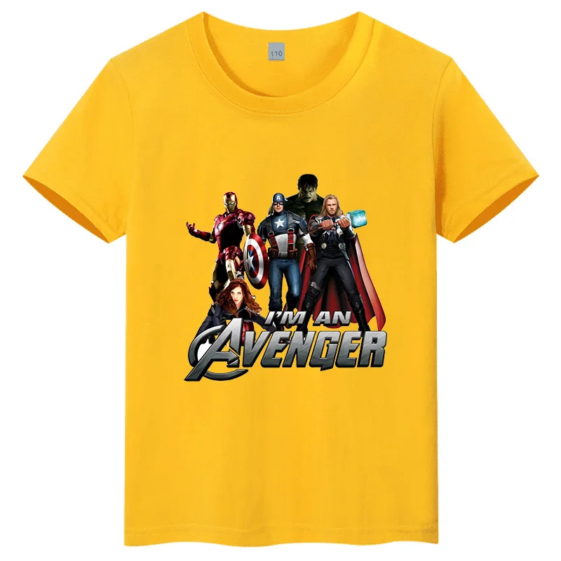 Marvel Hero Character Printed Pattern Children's T-shirt Pure Cotton Round Neck Personalized Parent Child Short Sleeve Top
Marvel Hero Character Printed Pattern Children's T-shirt Pure Cotton Round Neck Personalized Parent Child Short Sleeve Top