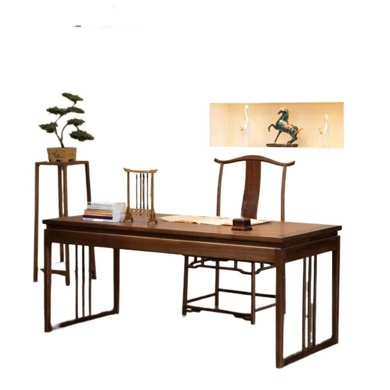 Новый офисный стол из североамериканского черного ореха в китайском стиле, офисный компьютерный стол Zen, мебель из массива дерева
Новый офисный стол из североамериканского черного ореха в китайском стиле, офисный компьютерный стол Zen, мебель из массива дерева