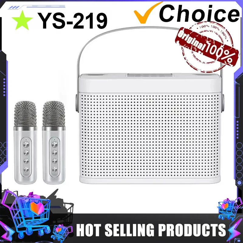 VIKEFON 120W High Power Wireless Portable Two Microphone Bluetooth Speaker KTV Sound Family Karaoke Stereo TF Subwoofer
VIKEFON 120W High Power Wireless Portable Two Microphone Bluetooth Speaker KTV Sound Family Karaoke Stereo TF Subwoofer