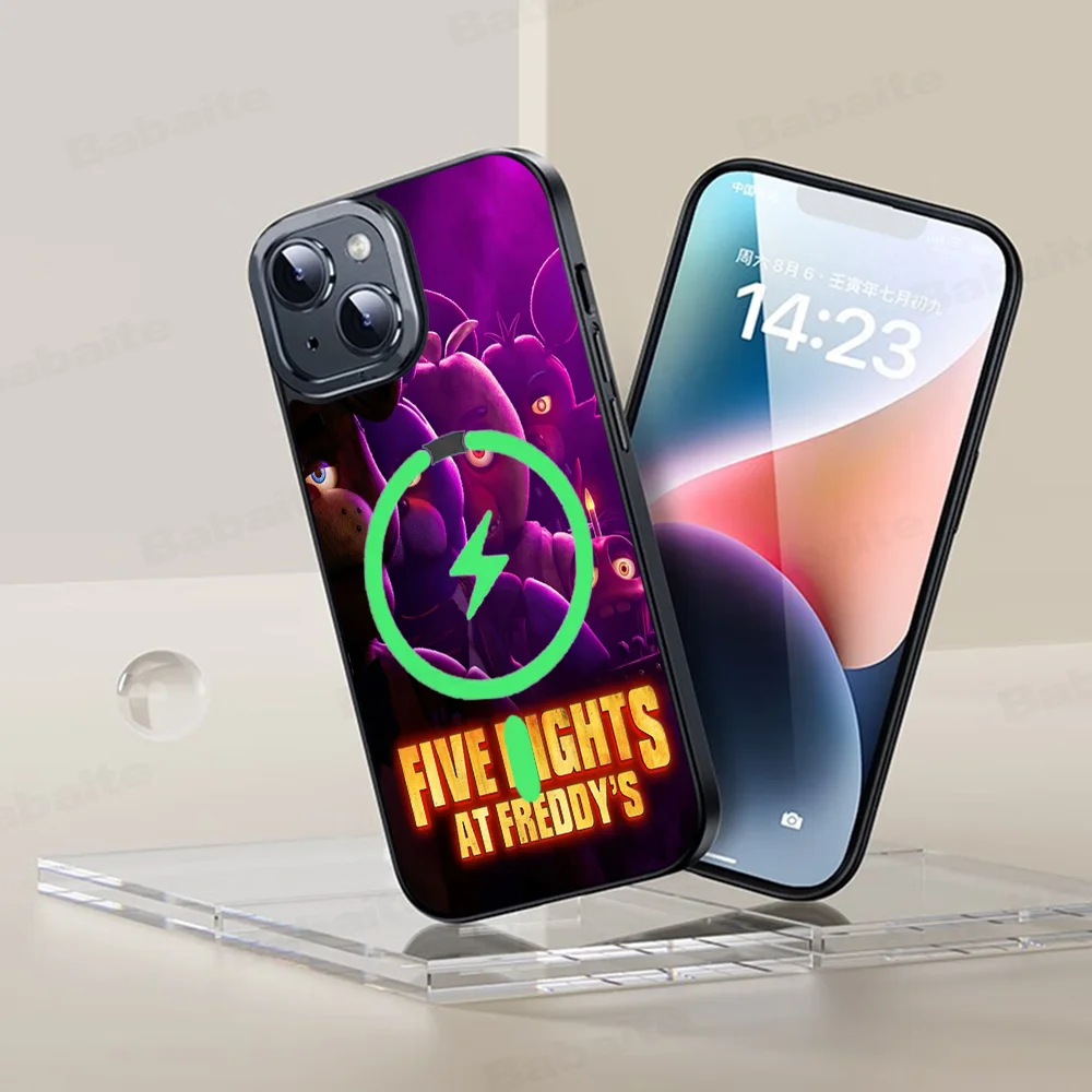 FNAF F-Five N-Nights At-Freddys Phone Case Magnetic Case For IPhone 16 14 13 15 Pro Max Plus For Magsafe Wireless Charge Cover
FNAF F-Five N-Nights At-Freddys Phone Case Magnetic Case For IPhone 16 14 13 15 Pro Max Plus For Magsafe Wireless Charge Cover
