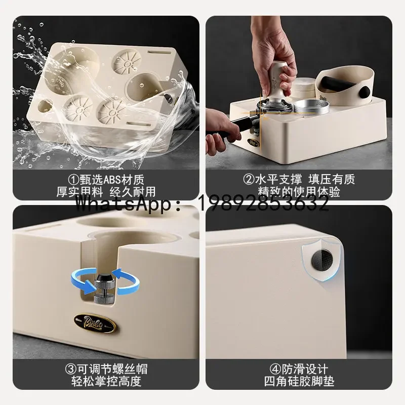 A5.14 coffee pressed powder base, slag bucket, integrated powder distributor, powder hammer handle appliance
A5.14 coffee pressed powder base, slag bucket, integrated powder distributor, powder hammer handle appliance