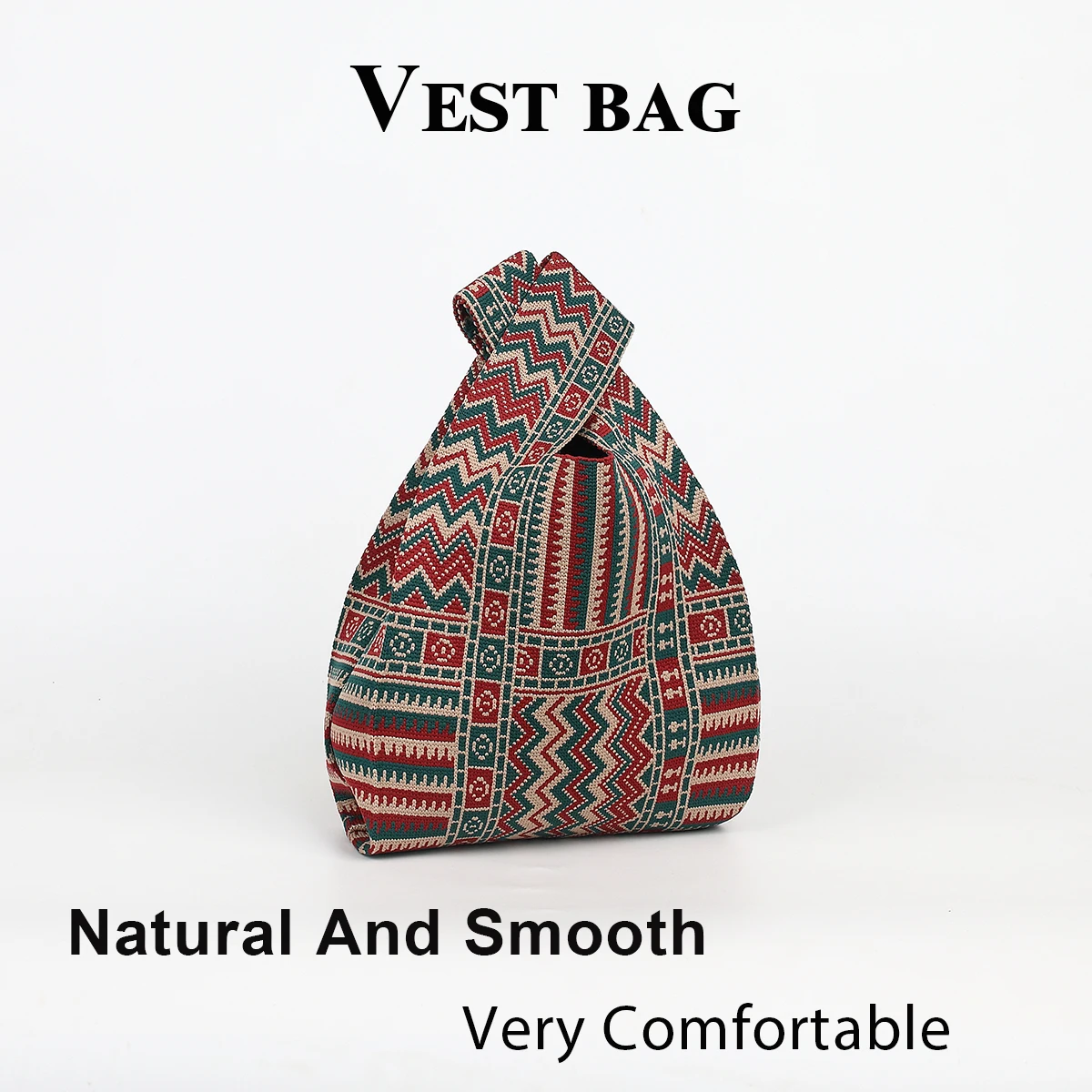 Bohemian Striped Breathable Knitted Bag, Handbag Suitable for Daily Picnic Camping and Outdoor Shopping, Carry-On Mobile Phone Key Water Bottle Book, Suitable for All Seasons, Gift for Children
Bohemian Striped Breathable Knitted Bag, Handbag Suitable for Daily Picnic Camping and Outdoor Shopping, Carry-On Mobile Phone Key Water Bottle Book, Suitable for All Seasons, Gift for Children