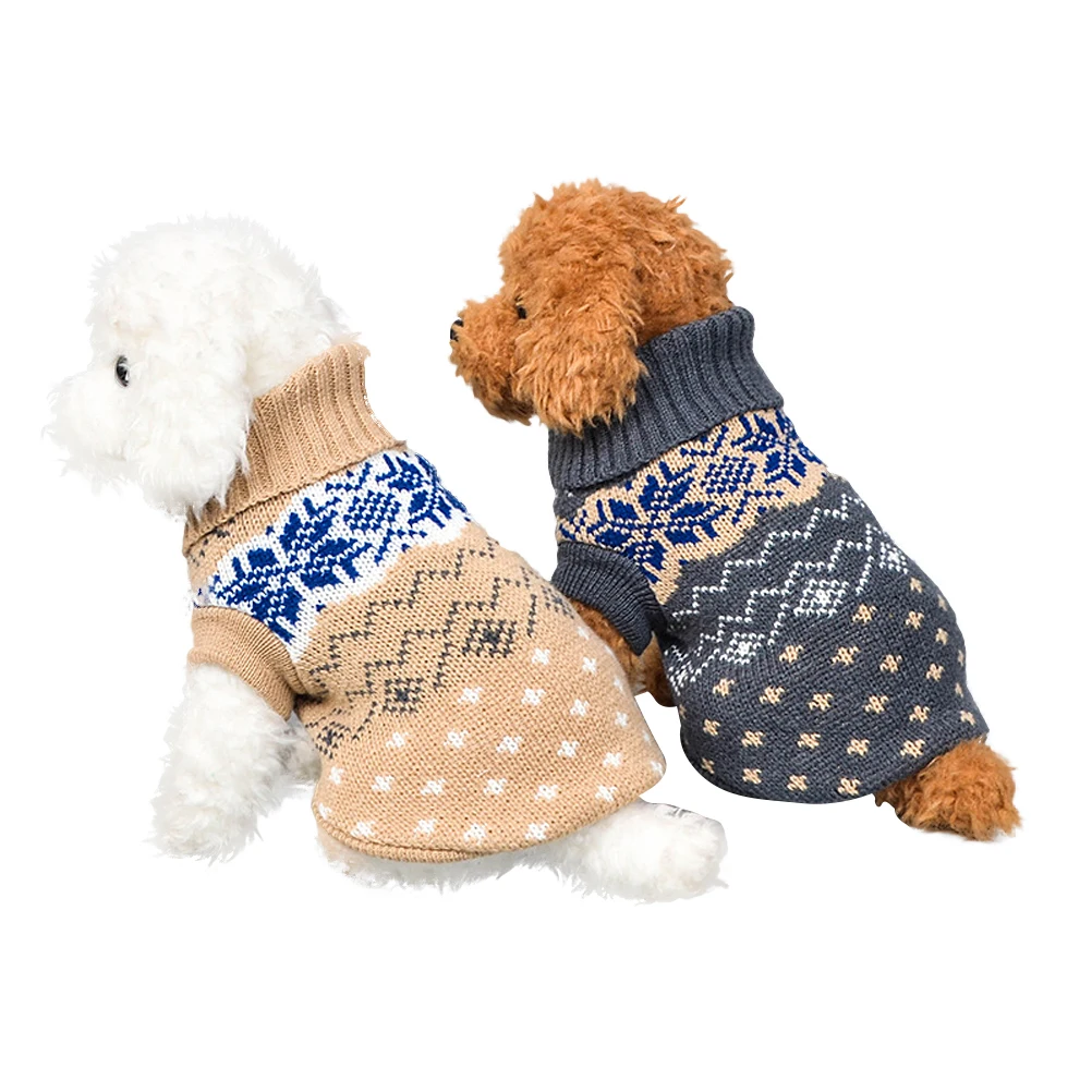2pcs Pet Sweaters Warm Fabric Dog Clothes Winter Costume For Puppies Durable Exquisite Stitching Easy Closure Cute Decoration
2pcs Pet Sweaters Warm Fabric Dog Clothes Winter Costume For Puppies Durable Exquisite Stitching Easy Closure Cute Decoration