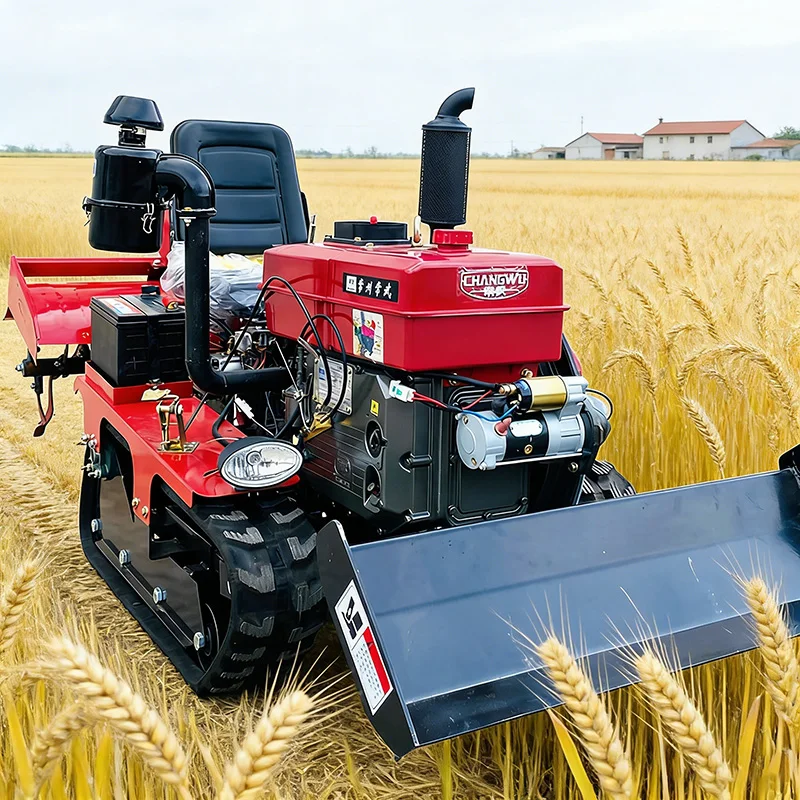 Customized All-Terrain 35HP Crawler Farming Tractor Mini Rotary Tiller with Multiple Tools
Customized All-Terrain 35HP Crawler Farming Tractor Mini Rotary Tiller with Multiple Tools