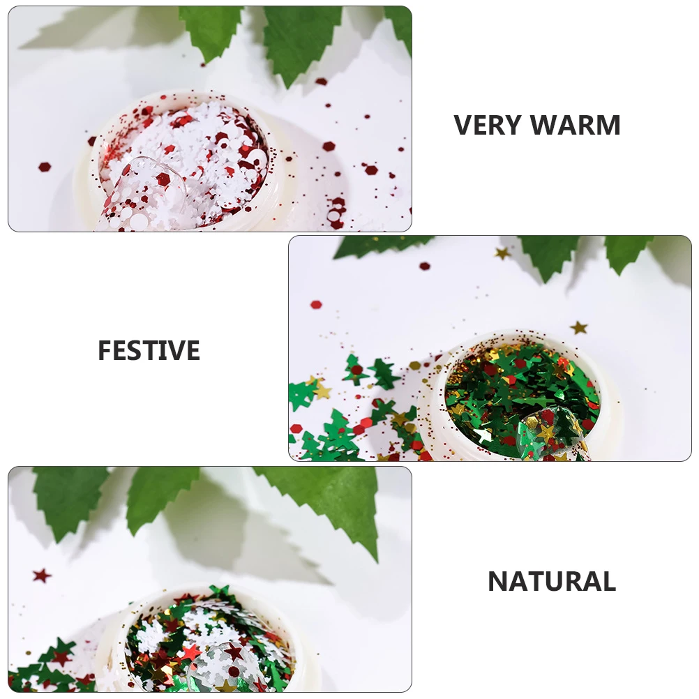 Sequin Decorate Nails Christmas Decals Party Sequins Festival Manicure Stickers DIY Beauty Decoration
Sequin Decorate Nails Christmas Decals Party Sequins Festival Manicure Stickers DIY Beauty Decoration