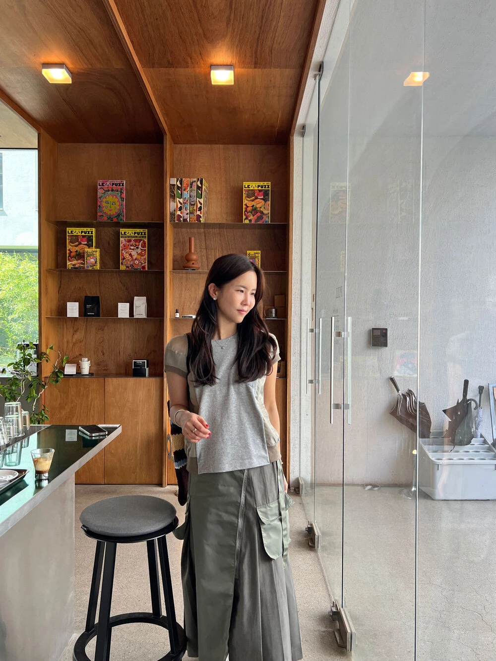 Loose Splice Color Block Short Sleeve Top And Half Skirt Set Summer Fashion Dongda Gate Women's Clothing Open Split Skirt
Loose Splice Color Block Short Sleeve Top And Half Skirt Set Summer Fashion Dongda Gate Women's Clothing Open Split Skirt