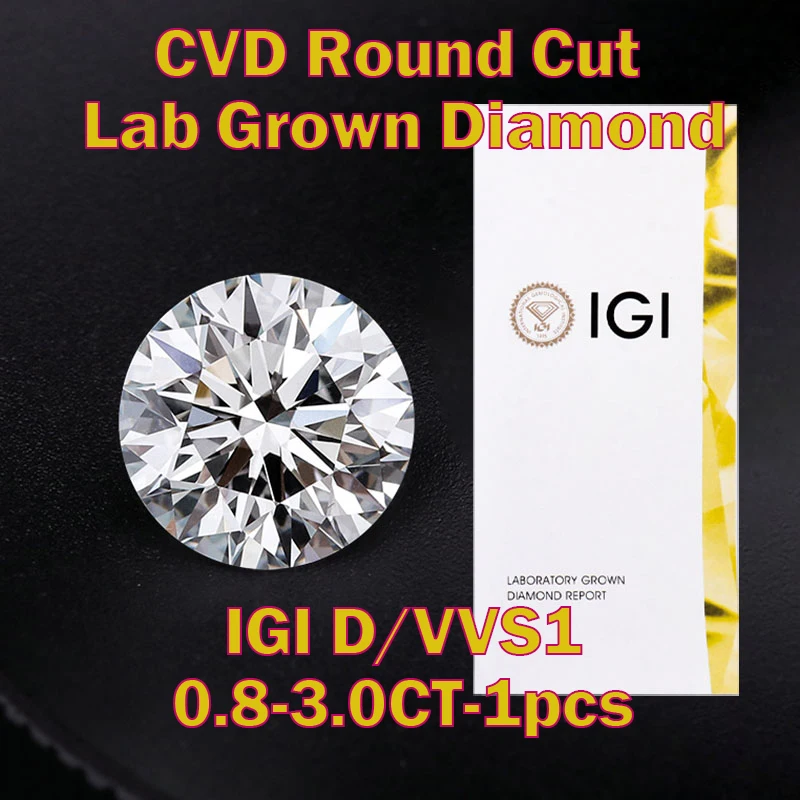 Лабораторные бриллианты Provence CVD 0,8CT-3CT D/VVS1/VVS2-1 шт. круглый выращенный в лаборатории бриллиант для изготовления колец, ювелирных изделий, свободный камень, оптовая продажа
Лабораторные бриллианты Provence CVD 0,8CT-3CT D/VVS1/VVS2-1 шт. круглый выращенный в лаборатории бриллиант для изготовления колец, ювелирных изделий, свободный камень, оптовая продажа