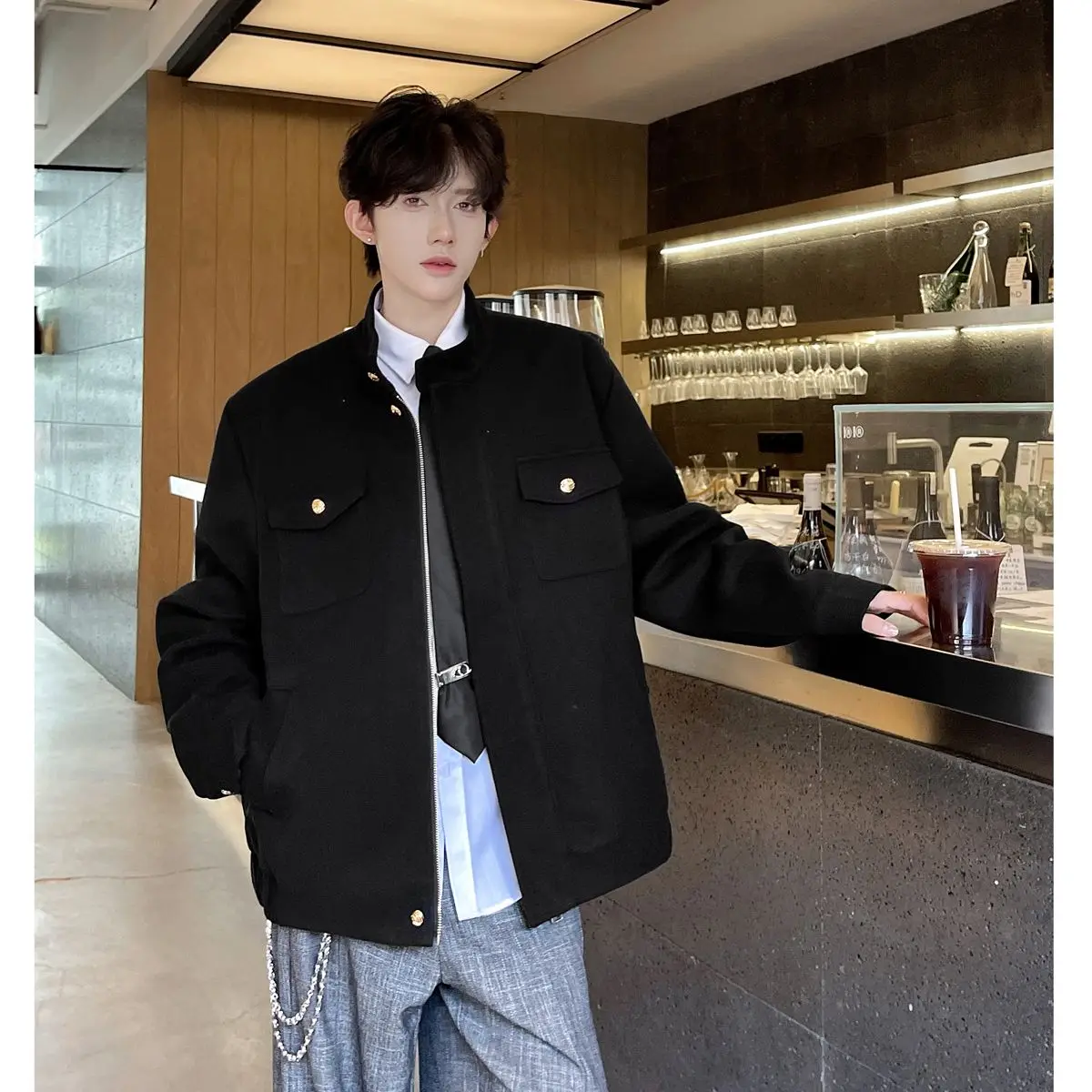 Wool Blend Pea Coat Man Mans Mermaid Cut Fitted Top Flared Bottom Slim Skinny Narrow Tight Close Body Hugging Form Shape Fashion
Wool Blend Pea Coat Man Mans Mermaid Cut Fitted Top Flared Bottom Slim Skinny Narrow Tight Close Body Hugging Form Shape Fashion