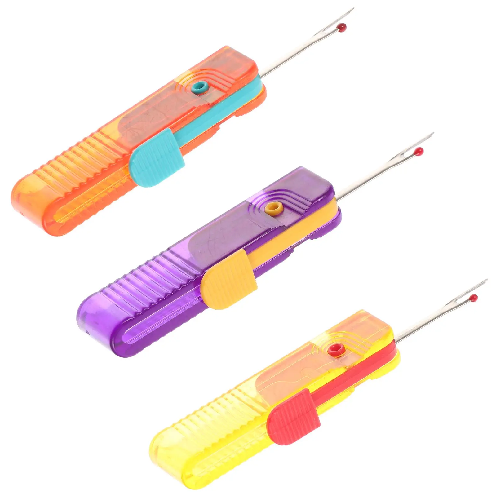 3 Pcs Seam Ripper for Sewing Embroidery Removal Tool Cross Stitch Thread Stitch Remover Kit Tailor Accessory Durability
3 Pcs Seam Ripper for Sewing Embroidery Removal Tool Cross Stitch Thread Stitch Remover Kit Tailor Accessory Durability