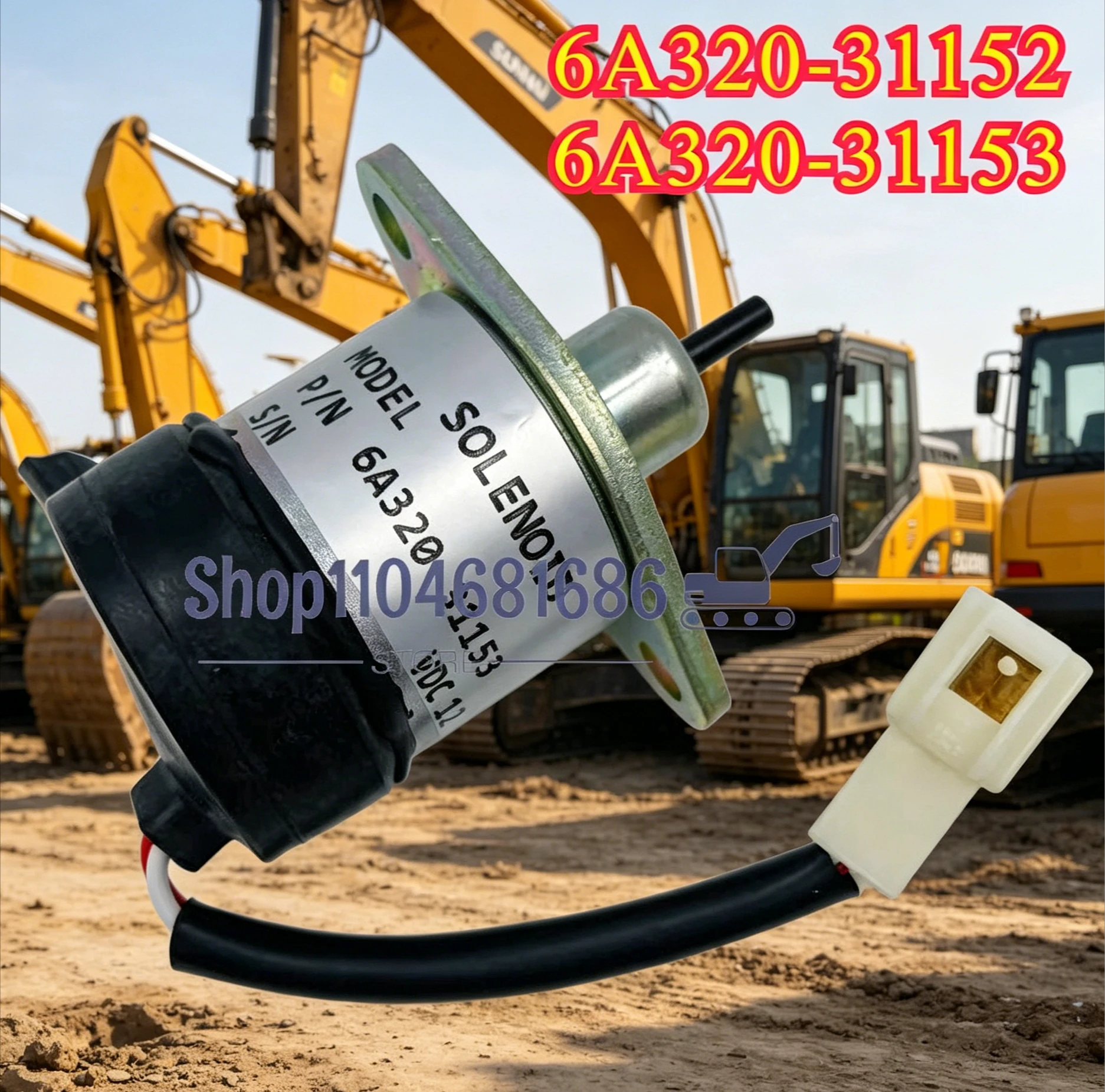 6A320-31152 6A320-31153 Fuel Stop Solenoid for Kubota Front Mower F2680E F2690 F2690E F2880 F2890 F3080 F3680 F3690
6A320-31152 6A320-31153 Fuel Stop Solenoid for Kubota Front Mower F2680E F2690 F2690E F2880 F2890 F3080 F3680 F3690