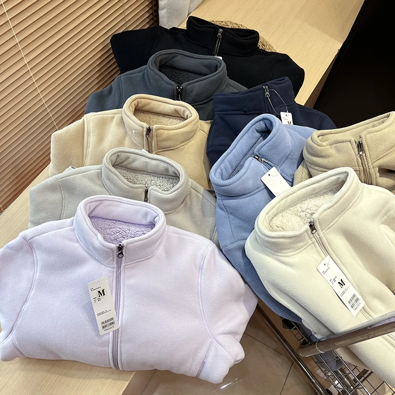 Trade King Thiened Lamb Velvet Jaet Autumn Winter ex Double Layer Fce Warm Stand Collar Coat Polyester Fiber Long ...
Trade King Thiened Lamb Velvet Jaet Autumn Winter ex Double Layer Fce Warm Stand Collar Coat Polyester Fiber Long ...