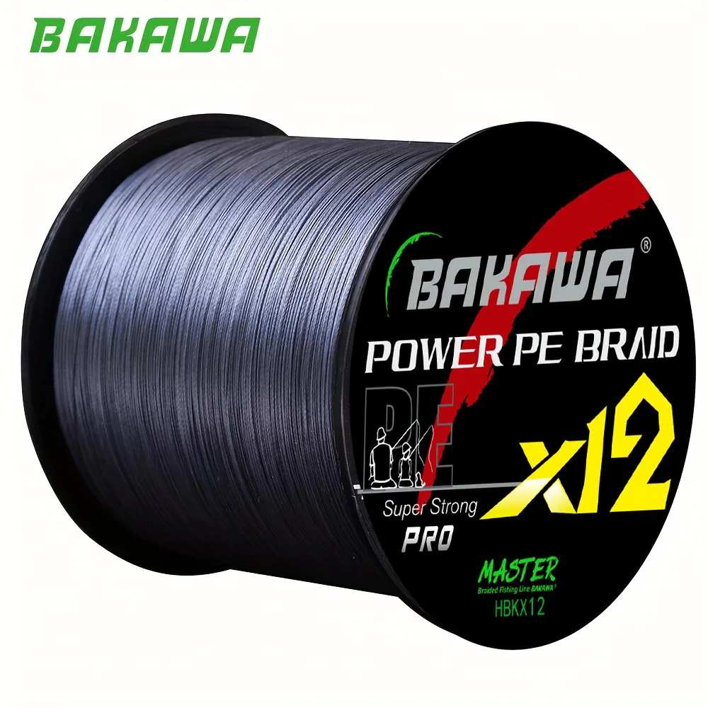 BAKAWA 12 Strand Braided Fishing Line Multifilament Pesca 500M Carp fishing accessories Japan Abrasion PE Line fishing equipment
BAKAWA 12 Strand Braided Fishing Line Multifilament Pesca 500M Carp fishing accessories Japan Abrasion PE Line fishing equipment