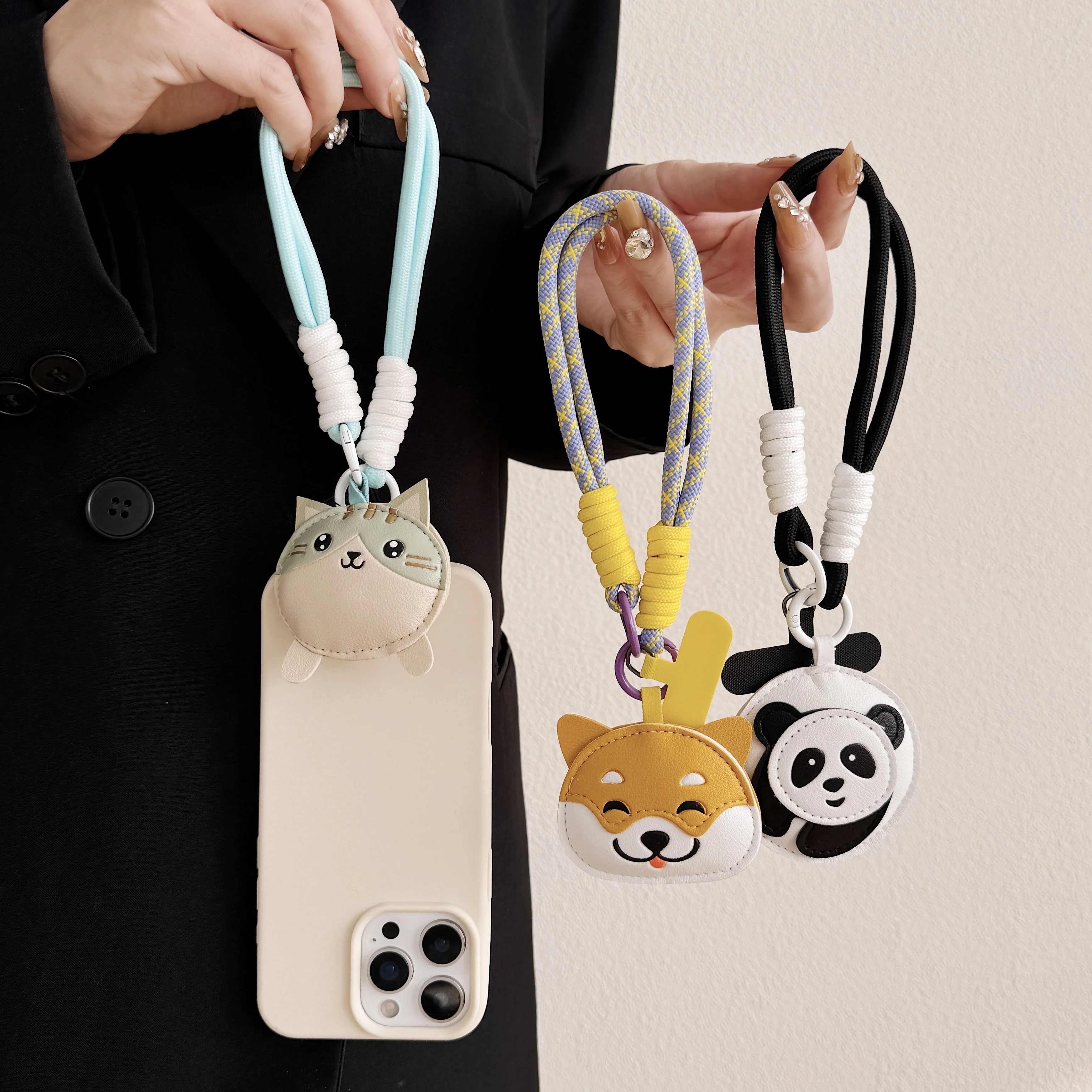 Cute Animal Cartoon Mobile Phone Lanyard, Wrist Short Rope, Mobile Phone Decorative Pendant, Universal Handle Accessory Charm
Cute Animal Cartoon Mobile Phone Lanyard, Wrist Short Rope, Mobile Phone Decorative Pendant, Universal Handle Accessory Charm