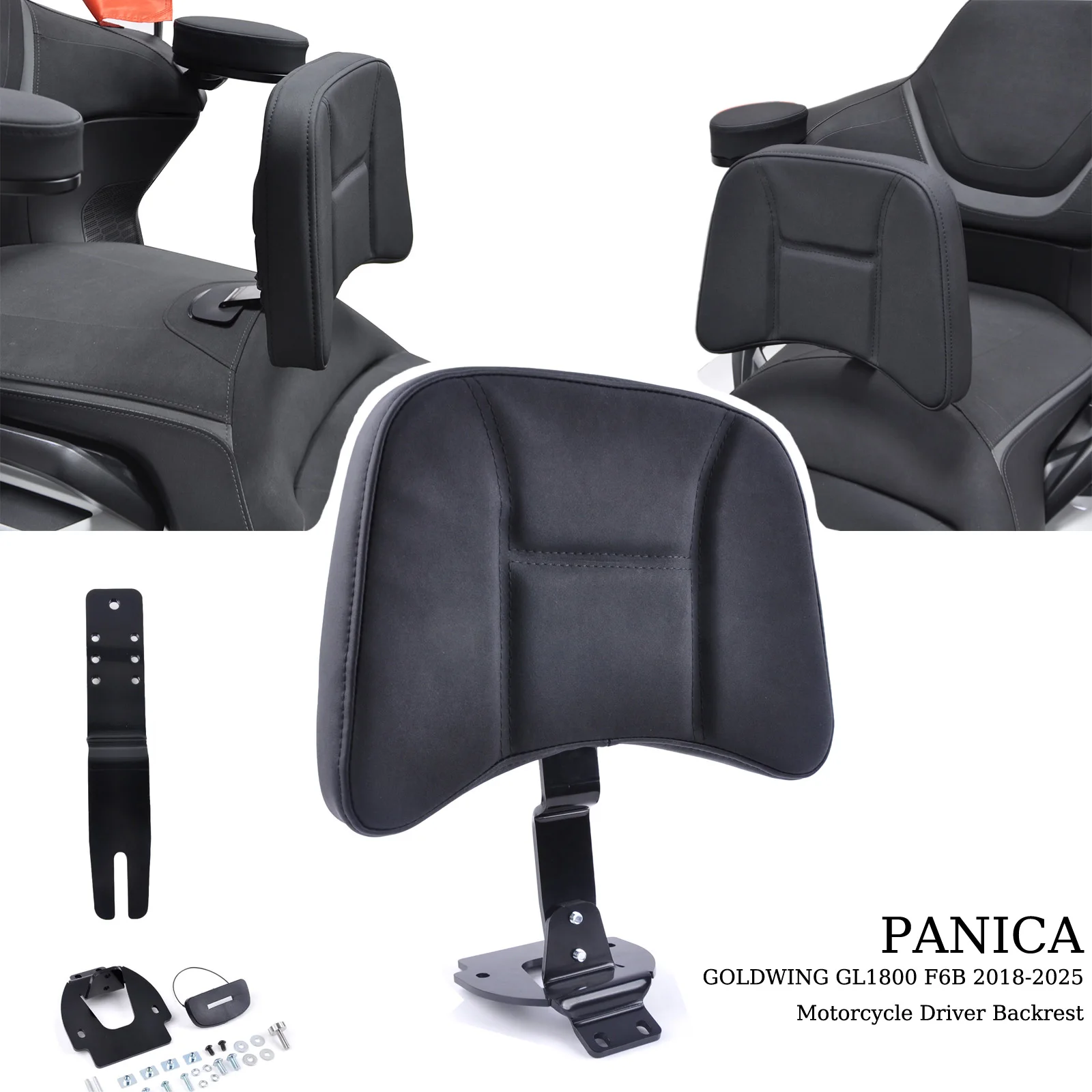 PANICAL for Honda GoldWing GL1800 F6B 2018-2025 Motorcycle Driver Backrest Rider Front Backrest Accessories Backrest Kit
PANICAL for Honda GoldWing GL1800 F6B 2018-2025 Motorcycle Driver Backrest Rider Front Backrest Accessories Backrest Kit