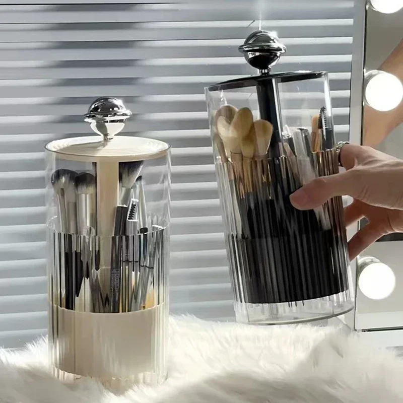 2025 Makeup Brush Organizer Press Type Automatic Lifting Makeup Brush Eyebrow Pencil Storage Box Dustproof Cosmetic Organizer
2025 Makeup Brush Organizer Press Type Automatic Lifting Makeup Brush Eyebrow Pencil Storage Box Dustproof Cosmetic Organizer