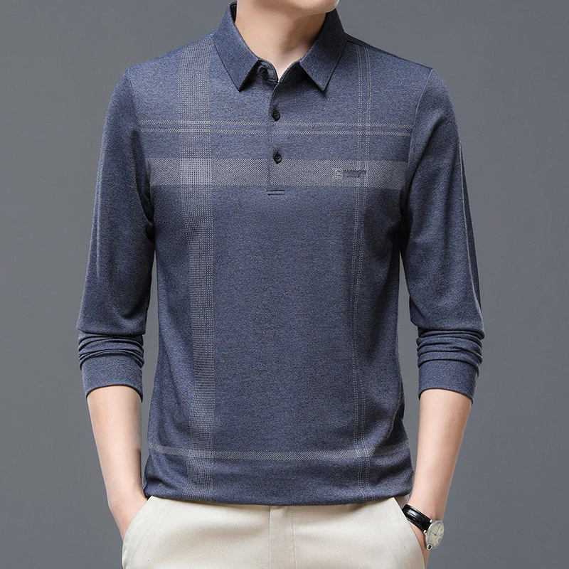 Autumn New Men's Polo Shirt Striped Long-sleeved Polo Shirt Soft Breathable Business Fashion T-Shirt Male Brand Ropa Hombre
Autumn New Men's Polo Shirt Striped Long-sleeved Polo Shirt Soft Breathable Business Fashion T-Shirt Male Brand Ropa Hombre