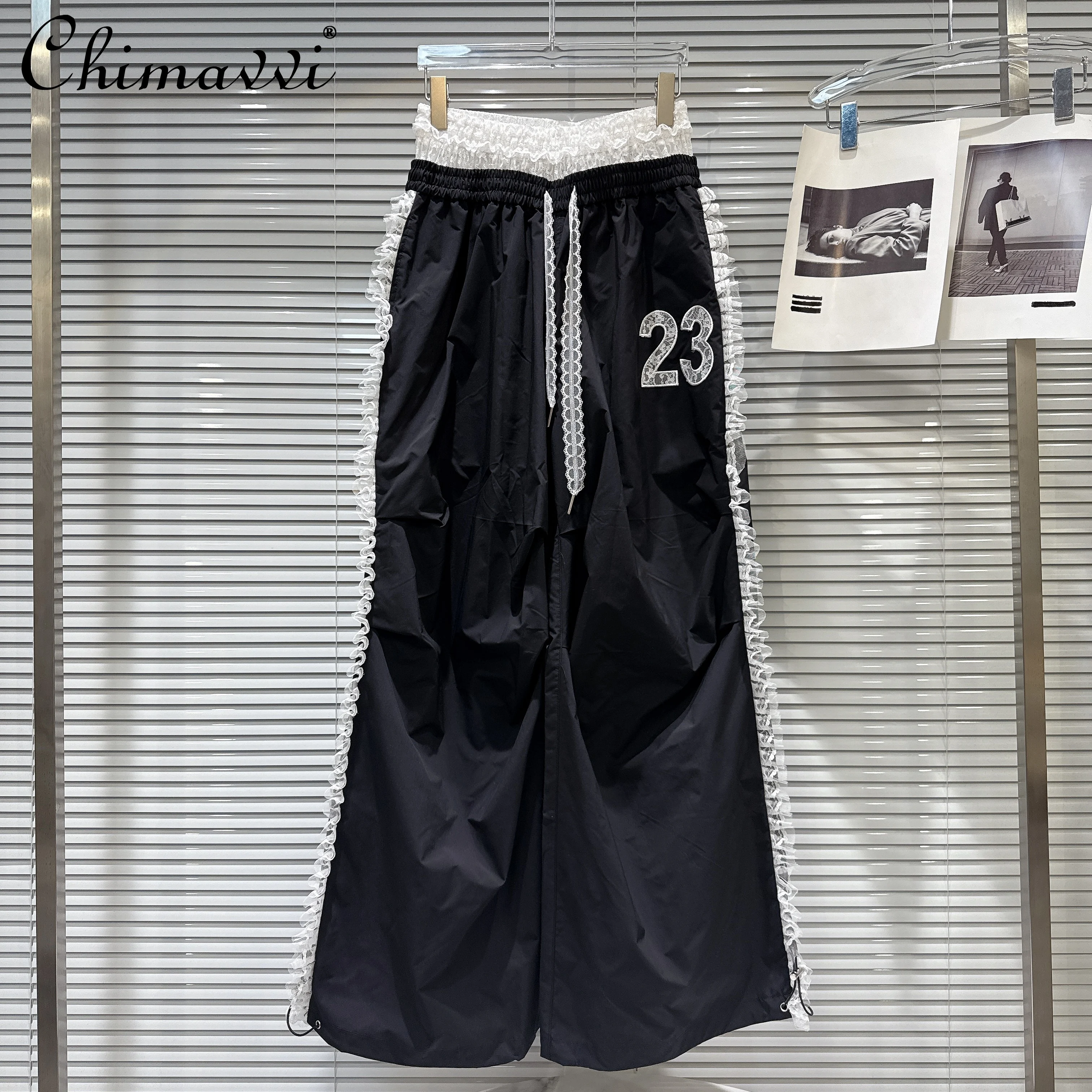 2025 Summer New Sweet Cool Hot Girls Lace Waist Letter Casual Pants Fashion Light Paratrooper Pants Overalls for Women All-match
2025 Summer New Sweet Cool Hot Girls Lace Waist Letter Casual Pants Fashion Light Paratrooper Pants Overalls for Women All-match