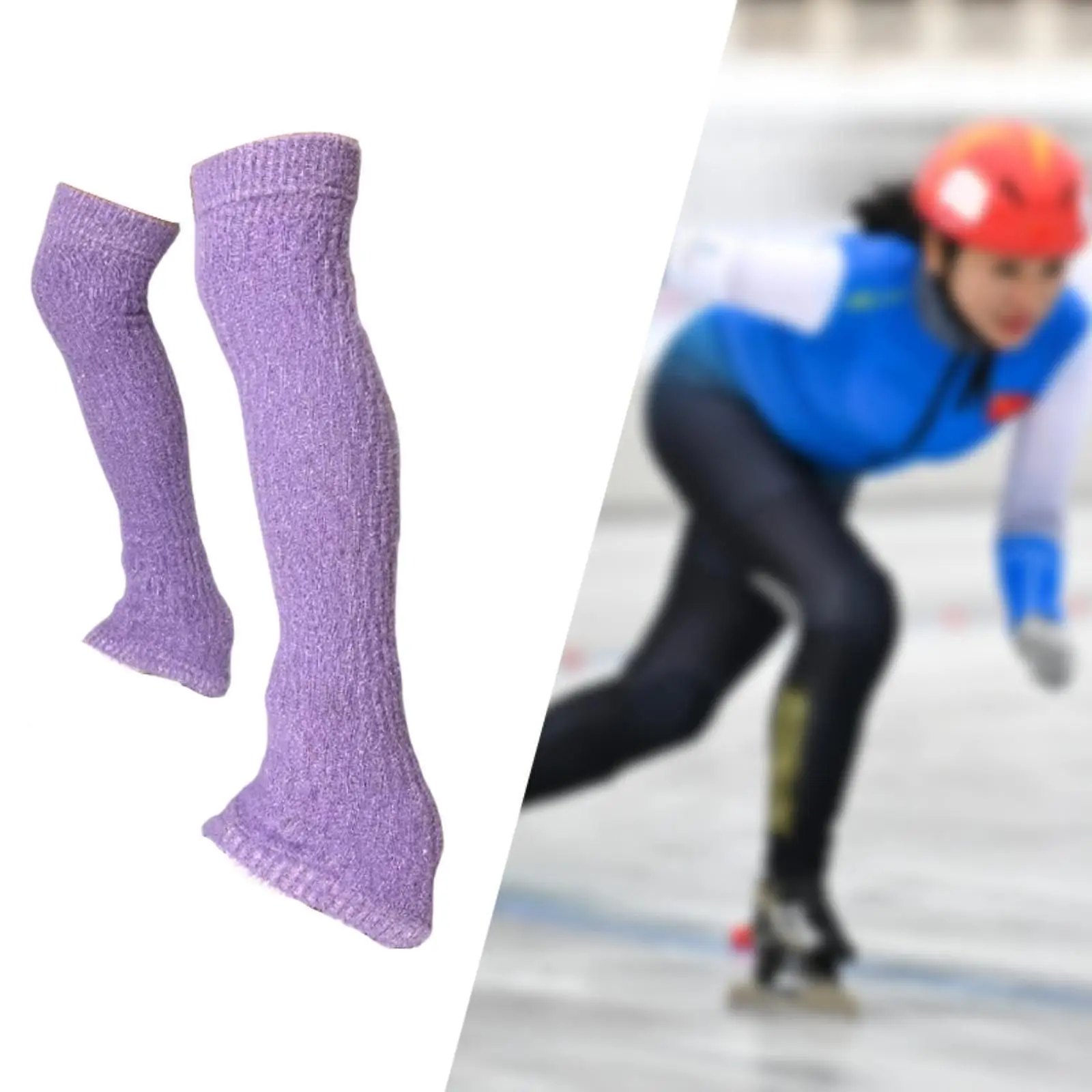 Skating Leg Warmers Thermal for Women Knitting Long Leg Warmers for Sports Dance
Skating Leg Warmers Thermal for Women Knitting Long Leg Warmers for Sports Dance