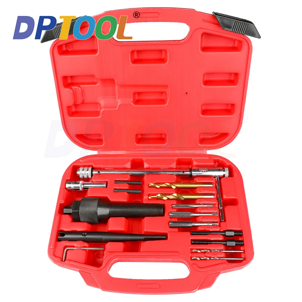 Damaged Glow Plug Removal Remover Thread Repair Drill Wrench Spark Plug Gap Extractor Tool Kit 8MM 10MM
Damaged Glow Plug Removal Remover Thread Repair Drill Wrench Spark Plug Gap Extractor Tool Kit 8MM 10MM