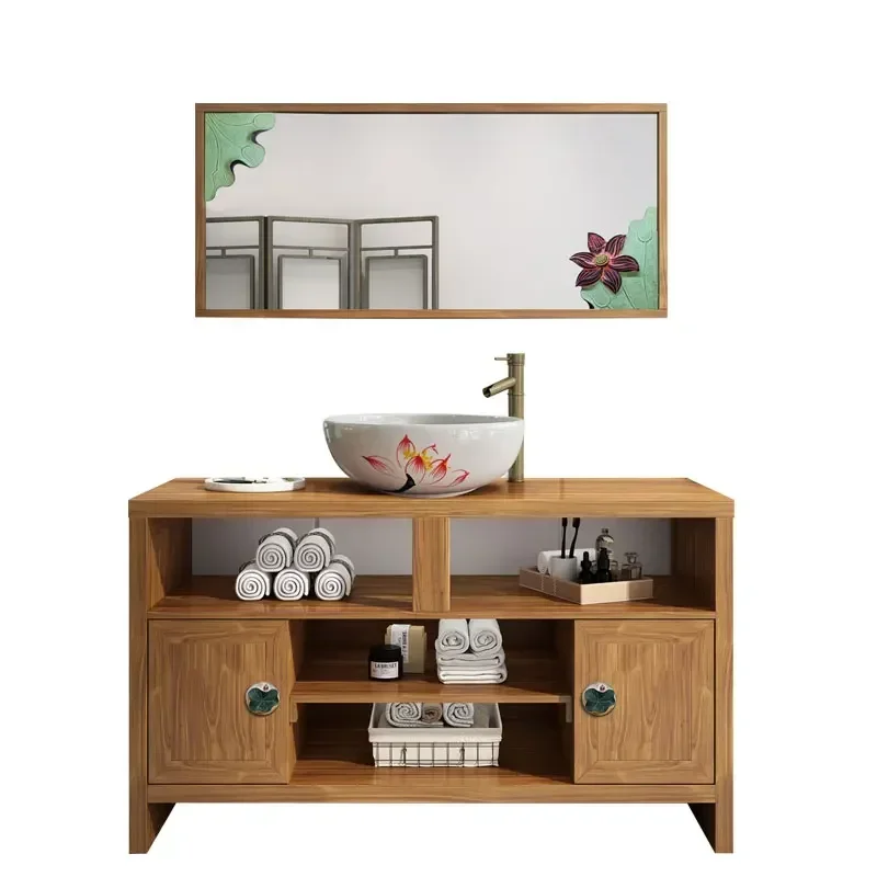 ~Y Легкий роскошный шкаф для ванной комнаты в китайском стиле, антикварный художественный умывальник, комбинированный набор умывальников для ванной комнаты
~Y Легкий роскошный шкаф для ванной комнаты в китайском стиле, антикварный художественный умывальник, комбинированный набор умывальников для ванной комнаты