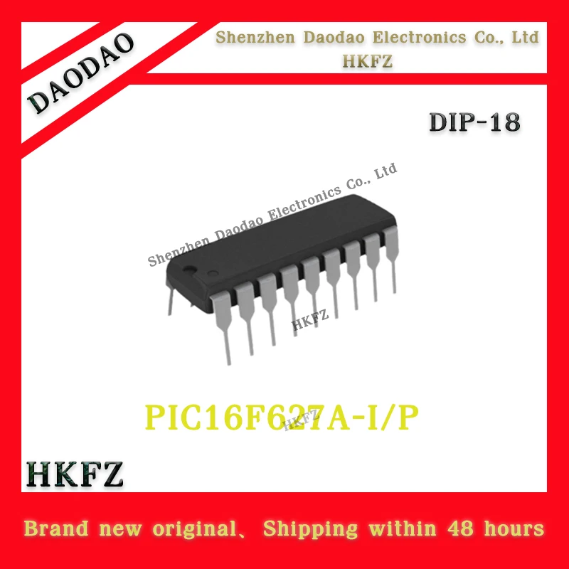 PIC16F627A-I/P PIC16F627A DIP-18 Microcontroller chip IC new original
PIC16F627A-I/P PIC16F627A DIP-18 Microcontroller chip IC new original