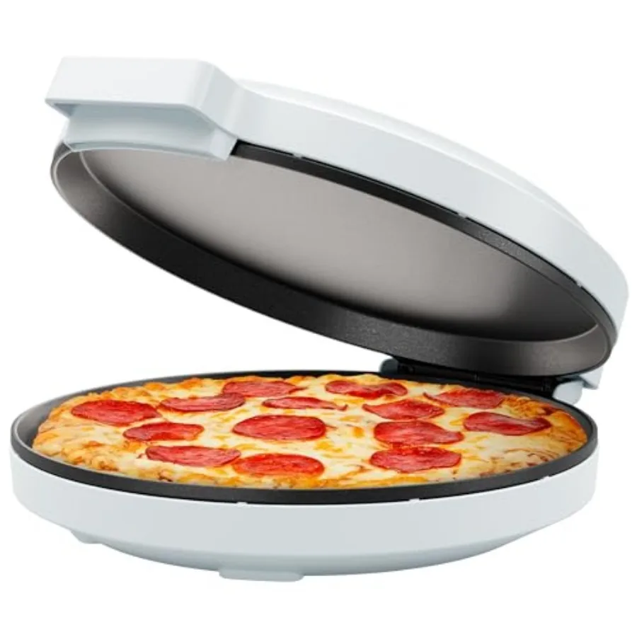 Everything Maker and Pizza Oven 1440W Countertop Electric Pizza Maker with 12" Nonstick Cooking Plates Plus Makes Quesadillas O
Everything Maker and Pizza Oven 1440W Countertop Electric Pizza Maker with 12" Nonstick Cooking Plates Plus Makes Quesadillas O